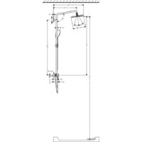 Душевая система  Hansgrohe Raindance Select 240 Showerpipe (27115000) - Превью изображения №3 — Интернет-магазин ПроЗаказ