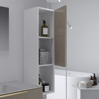  ЗОВ Шкаф-полупенал для ванной Дублин CDUFLWMFC (флавио кашемир) - Превью изображения №4 — Интернет-магазин ПроЗаказ