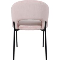 Стул AksHome Elsa (розовый велюр Fjord 91/черный) - Превью изображения №4 — Интернет-магазин ПроЗаказ
