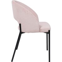 Стул AksHome Elsa (розовый велюр Fjord 91/черный) - Превью изображения №3 — Интернет-магазин ПроЗаказ