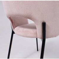 Стул AksHome Elsa (розовый велюр Fjord 91/черный) - Превью изображения №9 — Интернет-магазин ПроЗаказ