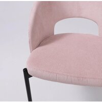 Стул AksHome Elsa (розовый велюр Fjord 91/черный) - Превью изображения №6 — Интернет-магазин ПроЗаказ