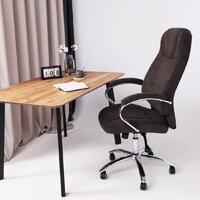 Офисное кресло AksHome King A (ткань, коричневый) - Превью изображения №13 — Интернет-магазин ПроЗаказ