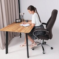 Офисное кресло AksHome King A (ткань, коричневый) - Превью изображения №14 — Интернет-магазин ПроЗаказ