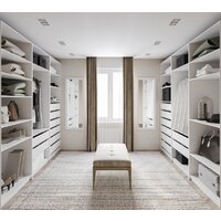 Шкаф распашной Mio Tesoro Макс 50x36x233 2.06.07.220.1 (белый) - Превью изображения №4 — Интернет-магазин ПроЗаказ