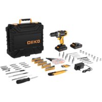 Дрель-шуруповерт Deko DKCD20FU-Li SET 193 063-4179 (с 2-мя АКБ, кейс, набор оснастки) - Превью изображения №2 — Интернет-магазин ПроЗаказ