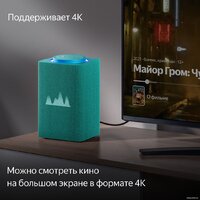 Умная колонка Яндекс Станция Макс (с хабом умного дома Zigbee, бирюзовый) - Превью изображения №5 — Интернет-магазин ПроЗаказ