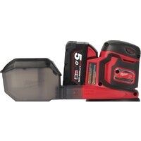 Эксцентриковая шлифмашина Milwaukee M18 BOS125-502B 4933464229 (с 2-мя АКБ, сумка) - Превью изображения №3 — Интернет-магазин ПроЗаказ