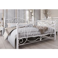 Князев Мебель Виктория 120x190 ВЯ.120.190.Б (белый муар)