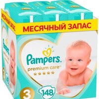 Подгузники Pampers Premium Care 3 (148 шт) - Превью изображения №2 — Интернет-магазин ПроЗаказ