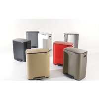 Система сортировки мусора Brabantia Bo Pedal Bin 2 x 30 л (белый) - Превью изображения №19 — Интернет-магазин ПроЗаказ