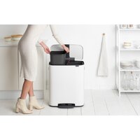 Система сортировки мусора Brabantia Bo Pedal Bin 2 x 30 л (белый) - Превью изображения №9 — Интернет-магазин ПроЗаказ