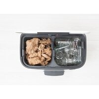 Система сортировки мусора Brabantia Bo Pedal Bin 2 x 30 л (белый) - Превью изображения №3 — Интернет-магазин ПроЗаказ