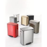 Система сортировки мусора Brabantia Bo Pedal Bin 2 x 30 л (белый) - Превью изображения №20 — Интернет-магазин ПроЗаказ