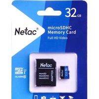 Карта памяти Netac P500 Standard 32GB NT02P500STN-032G-R + адаптер - Превью изображения №2 — Интернет-магазин ПроЗаказ