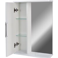  Doratiz Шкаф с зеркалом Афина 60 (белый) - Превью изображения №4 — Интернет-магазин ПроЗаказ