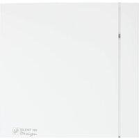 Осевой вентилятор Soler&Palau Silent-100 CZ Matt White Design - 4C 5210007800 - Превью изображения №1 — Интернет-магазин ПроЗаказ