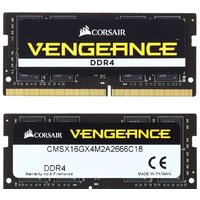 Оперативная память Corsair Vengeance 16GB DDR4 SODIMM PC4-19200 CMSX16GX4M1A2400 - Превью изображения №2 — Интернет-магазин ПроЗаказ