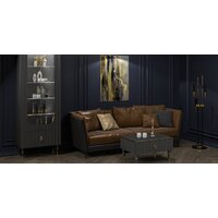 Шкаф-витрина Неман мебель Лоренсо МН-043-25 (графит) - Превью изображения №4 — Интернет-магазин ПроЗаказ