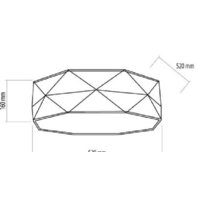 Припотолочная люстра TK Lighting Kantoor 1565 - Превью изображения №2 — Интернет-магазин ПроЗаказ