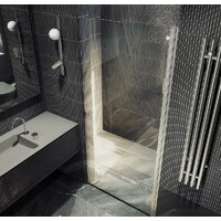 Душевая дверь MaybahGlass 198x60 MGD-797-5 (прозрачное стекло/хром матовый) - Превью изображения №7 — Интернет-магазин ПроЗаказ