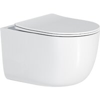 Унитаз подвесной Roxen Vortex в комплекте с инсталляцией StounFix Dual Fresh 6 в 1 968489 (кнопка: сатин) - Превью изображения №3 — Интернет-магазин ПроЗаказ