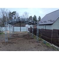 Навес для автомобиля Импласт 3.7х6м 15152 (каркас) - Превью изображения №3 — Интернет-магазин ПроЗаказ