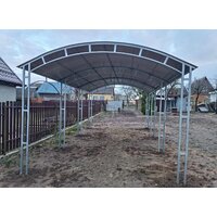 Навес для автомобиля Импласт 3.7х6м 15152 (каркас) - Превью изображения №2 — Интернет-магазин ПроЗаказ