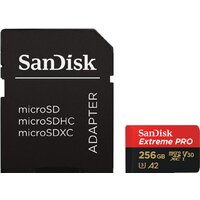 SanDisk Extreme PRO microSDXC SDSQXCD-256G-GN6MA 256GB (с адаптером)