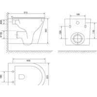 Унитаз подвесной IDDIS Calipso CALRDSEi25 - Превью изображения №7 — Интернет-магазин ПроЗаказ