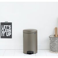 Мусорное ведро Brabantia Pedal Bin NewIcon 12 л (платиновый) - Превью изображения №4 — Интернет-магазин ПроЗаказ