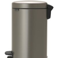 Мусорное ведро Brabantia Pedal Bin NewIcon 12 л (платиновый) - Превью изображения №2 — Интернет-магазин ПроЗаказ