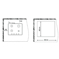 Варочная панель Korting HG665CX - Превью изображения №2 — Интернет-магазин ПроЗаказ