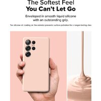 Чехол для телефона Ringke Silicone Magnetic для Galaxy S25 Ultra Pink Sand - Превью изображения №4 — Интернет-магазин ПроЗаказ