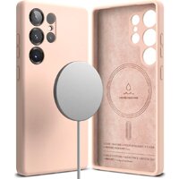 Ringke Silicone Magnetic для Galaxy S25 Ultra Pink Sand
