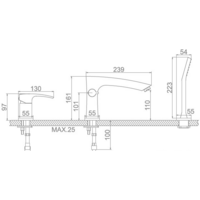 Смеситель Ledeme L1198 - Превью изображения №2 — Интернет-магазин ПроЗаказ