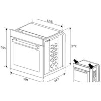 Электрический духовой шкаф Indesit IFE 3644 BL - Превью изображения №5 — Интернет-магазин ПроЗаказ