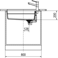 Кухонная мойка Franke Kanon KNG 110-62 125.0528.618 (кофе) - Превью изображения №3 — Интернет-магазин ПроЗаказ