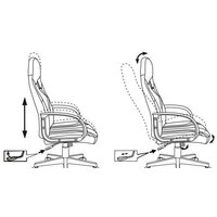 Игровое (геймерское) кресло Zombie Runner (белый/голубой) - Превью изображения №7 — Интернет-магазин ПроЗаказ