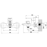 Смеситель Esko Sorrento SR54 - Превью изображения №2 — Интернет-магазин ПроЗаказ