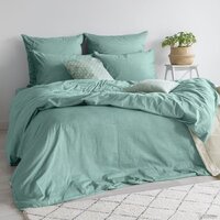 Пододеяльник Нордтекс Verossa 200x220 776133 (Melange Emerald) - Превью изображения №7 — Интернет-магазин ПроЗаказ