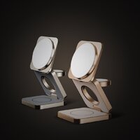 Беспроводное зарядное Momax Q2.Mag 3-in-1 UD31L (титановый) - Превью изображения №12 — Интернет-магазин ПроЗаказ