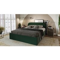 Кровать Трия Шерри с мягкой обивкой с ПМ 160x200 (велюр зеленый) - Превью изображения №2 — Интернет-магазин ПроЗаказ