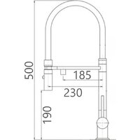 Смеситель Gross Aqua Neosteel 3188611SSB - Превью изображения №2 — Интернет-магазин ПроЗаказ