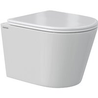 Унитаз подвесной Berges Wasserhaus Vita Rimless 043381 (с сиденьем) - Превью изображения №4 — Интернет-магазин ПроЗаказ