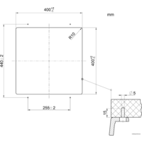 Кухонная мойка Blanco Rotan 400-U 526097 (черный) - Превью изображения №6 — Интернет-магазин ПроЗаказ