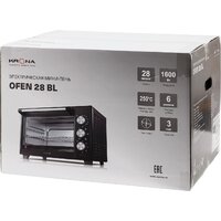 Мини-печь Krona Ofen 28 BL - Превью изображения №15 — Интернет-магазин ПроЗаказ