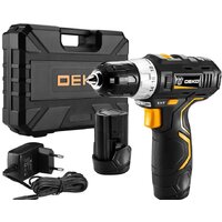 Дрель-шуруповерт Deko GCD12DU3 SET 4 063-4140 (с 2-мя АКБ, кейс, набор оснастки) - Превью изображения №2 — Интернет-магазин ПроЗаказ