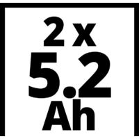 Набор аккумуляторов Einhell Twinpack 4511526 (18В/5.2 Ah) - Превью изображения №3 — Интернет-магазин ПроЗаказ