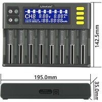 Зарядное устройство LiitoKala Lii-S8 - Превью изображения №8 — Интернет-магазин ПроЗаказ